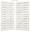 Picture of Aluminum Insert Strips A 5787  (Kiddush Sign)